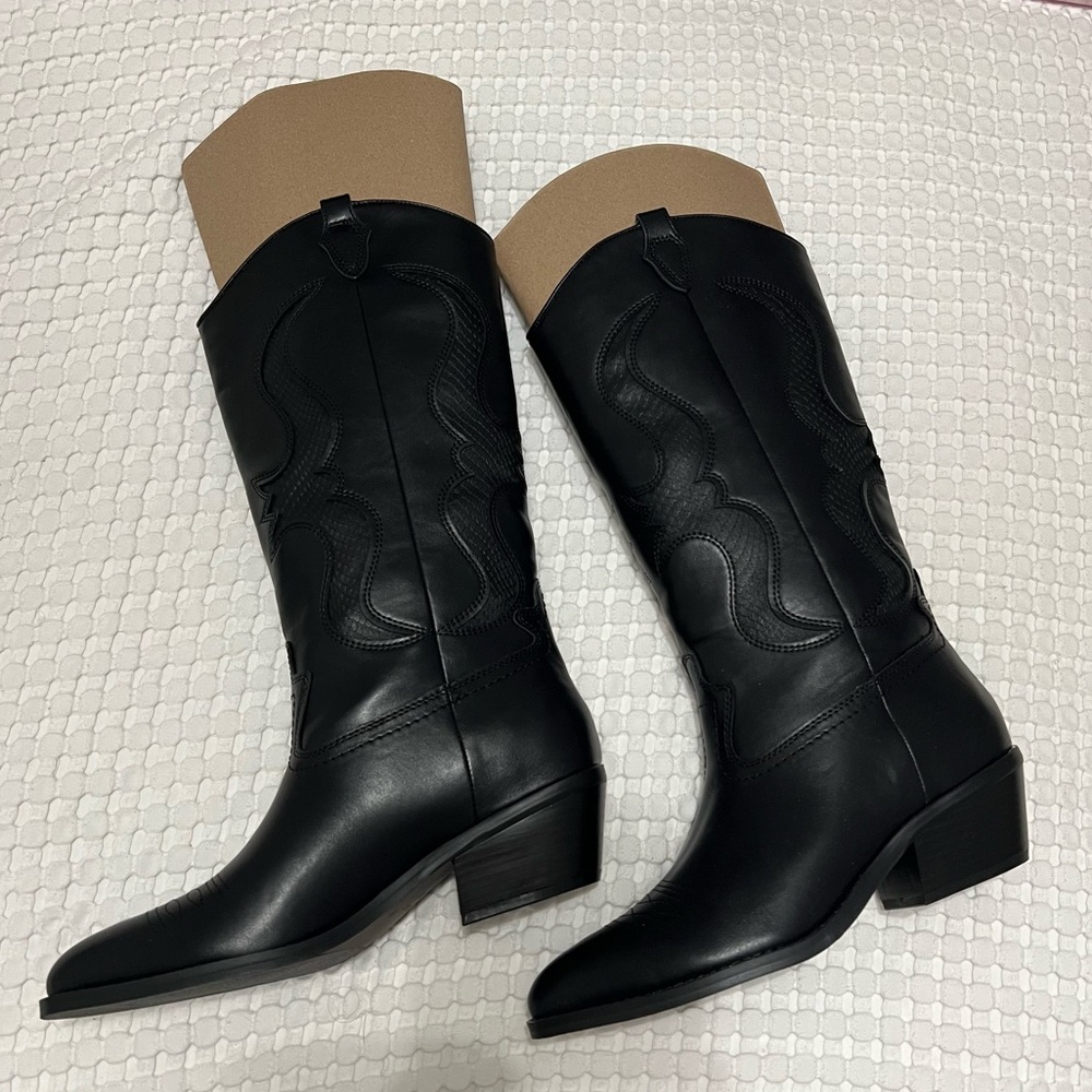 Nine West Cwyft Western Boots